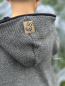 Preview: Waffelstrick Stoff - Drogon - Schwarz